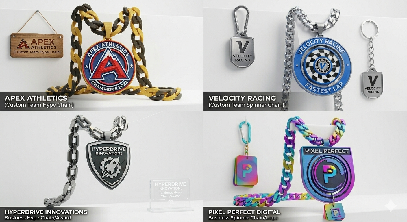 Custom Team Hype Chains
